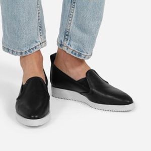 Everlane Leather Street Shoe - size 6 - black